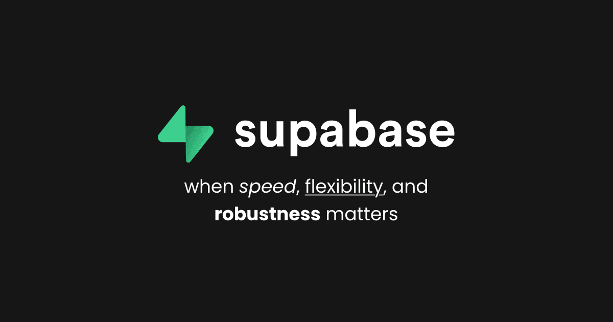 Why I Use Supabase for MVPs (and beyond)